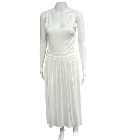 Rag & Bone Off White Tank Top Flow Botton Dress Sz S Ballet Core Bridal Dress - Picture 1 of 7